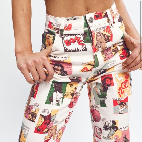 Reformation Women’s Jeans Size 25 High Rise Straight Long Comic Cotton - Picture 2 of 8